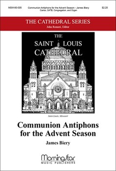 Communion Antiphons by Biery James for Cantor SATB Congregation