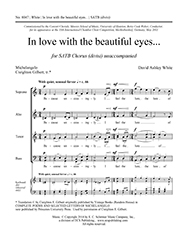 In love with the beautiful eyes for