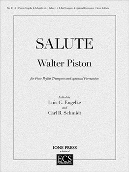 Salute by Piston Walter - EngelkeLuis C.|SchmidtCarl B. - for Trumpet Quartet