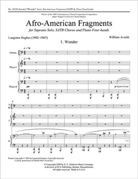 Afro-American Fragments: 1. Wonder