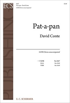 Patapan by Conte David - Conte David - for SATB a cappella
