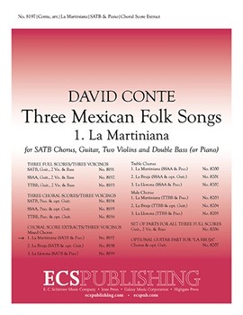 Three Mexican Folk Songs: 1. La Martiniana for