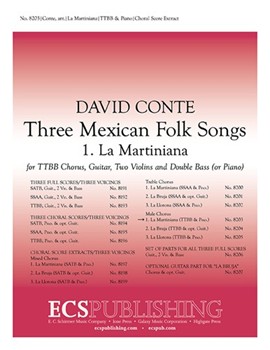Three Mexican Folk Songs: 1. La Martiniana for
