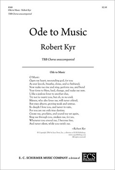 Ode to Music by Kyr Robert for TBB a cappella