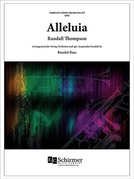 Alleluia by Thompson Randall - Bass Randol Alan - for String Orchestra