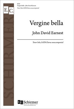 Vergine bella by Earnest John David for SATB a cappella