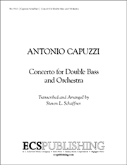 Concerto in F for Double Bass and Orchestra (Additional Full Score)