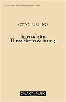 Serenade for Three Horns and Strings (Additional Full Score)