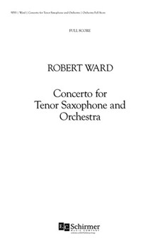 Concerto for Tenor Saxophone and Orchestra (Additional Orchestra Score)