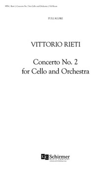 Concerto No. 2 for Cello and Orchestra (Additional Full Score)