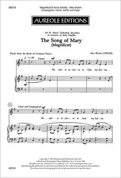 Magnificat & Nunc Dimittis by Wyton Alec for SATB Congregation Cantor