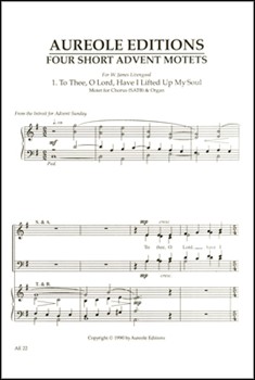 To Thee, O Lord, Have I Lifted Up My Soul