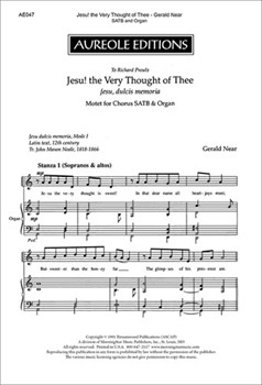 Jesu, the Very Thought of Thee