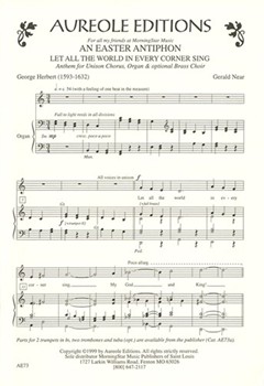 An Easter Antiphon (Choral Score)