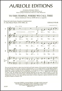 To This Temple, Where We Call Thee
