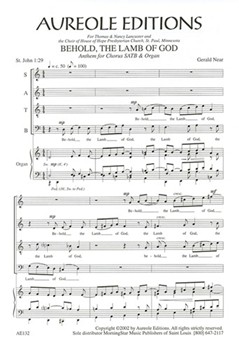 Behold The Lamb Of God by Near Gerald for SATB