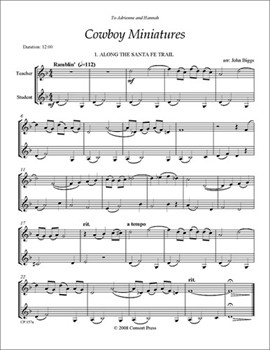 Cowboy Miniatures (Violin Version)