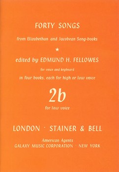 Forty Songs from Elizabethan and Jacobean Song Books, Book 2