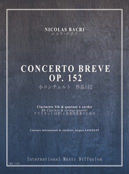 CONCERTO BREVE OP 152 CLARINETTE SIB ET QUATUOR A CORDES