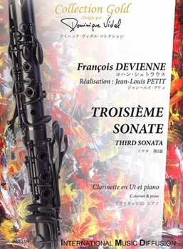 TROISIEME SONATE CLARINETTE EN UT ET PIANO