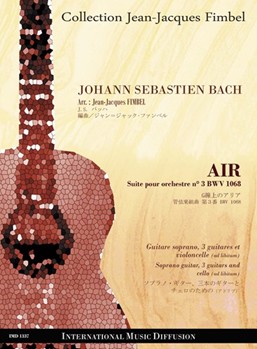 AIR SUITE POUR ORCHESTRE N3 BWV 1068 GUITARE SOPRANO, 3 GUITARES ET VIOLONCELLE AD LIB.