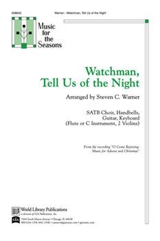 Watchman Tell Us Of The Night by - Warner Steven - for SATB