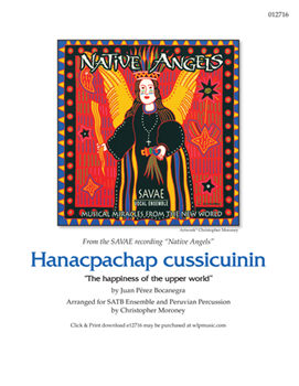 Hanacpachap Cussicuinin by Bocanegra Juan Perz - Moroney Christopher - for SATB