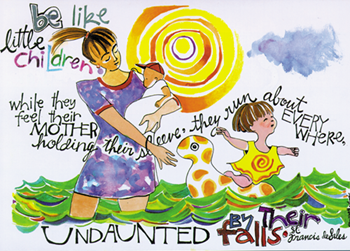 Be Like Little Children Notecard