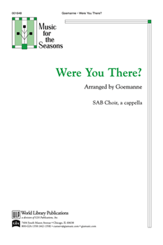 Were You There SAB a Cappella