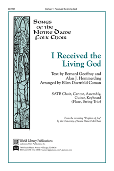I Received the Living God Full Score