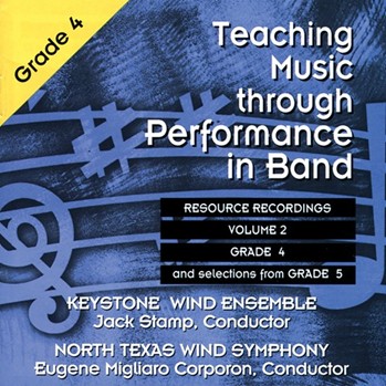 Teaching Music Through Performance In Band - Volume 2 Gr 4 by Unt Wind Ensemble for CD