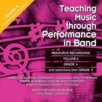Teaching Music Through Performance In Band - Volume 6 Gr 45 by Unt Wind Ensemble for CD