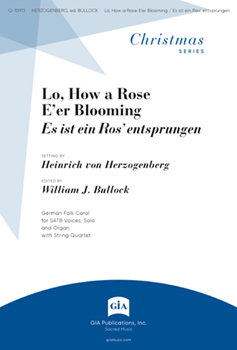 Lo, How a Rose E'er Blooming - Full Score and Parts