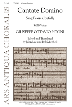 Cantate Domino by Pitoni Giuseppe for SATB