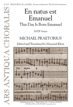 En natus est Emanuel SATB