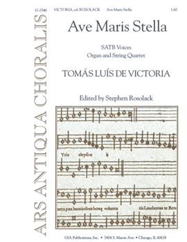 Ave Maris Stella by De Victoria Tomas L - Rosolack - for SATB