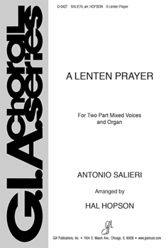 Lenten Prayer by Salieri - Hopson Hal H - for 2-Part Mixed