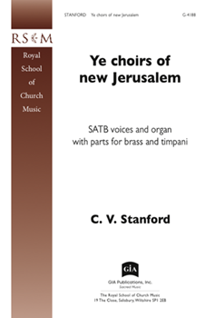 Ye Choirs of New Jerusalem by Proulx Richard for SATB