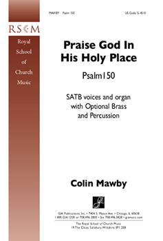 Praise God In His Holy Place by Mawby Colin for Brass Quintet w/