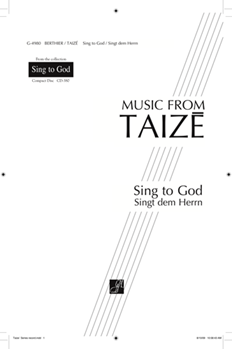 Sing to God / Singt dem Herrn