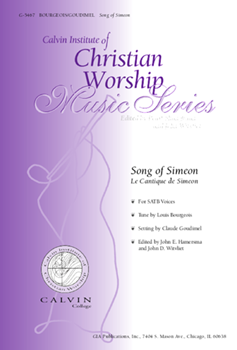 Song Of Simeon by Bourgeois Louis - Hamersma - for SATB a cappella