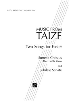 2 Songs For Easter by Berthier Jacques for SATB