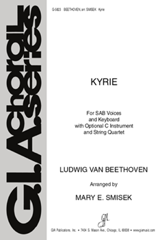 Kyrie by Beethoven Ludwig van - Smisek Mary - for SAB and Piano