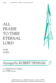 All Praise to Thee, Eternal Lord