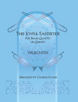 This Joyful Eastertide by - Evans Charles - for Brass Qtet