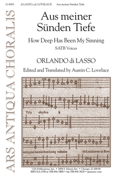 Aus Meiner Sunden Tiefe by de Lassus Orlande - Lovelace Austin C - for SATB