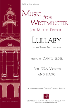 Lullaby from Three Nocturnes by Elder Daniel for SSA and Piano