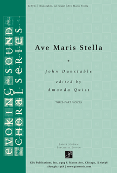 Ave Maris Stella by Dunstable John for SAB and Piano