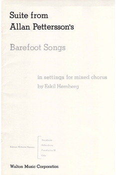 Suite from Allan Pettersson's Barefoot Songs