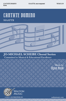 Cantate Domino by Kook Hyun for SSAATTBB a cappella